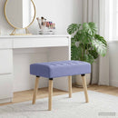 vidaXL Csatorna-parnás pad Farmerkék 60 x 40 x 45 cm Szövet
