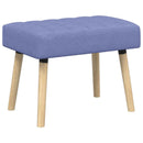 vidaXL Csatorna-parnás pad Farmerkék 60 x 40 x 45 cm Szövet