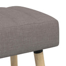 vidaXL Csatorna-parnás pad Tópszínű 80 x 40 x 46 cm Szövet