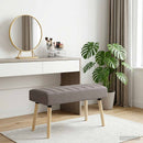 vidaXL Csatorna-parnás pad Tópszínű 80 x 40 x 46 cm Szövet
