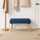 vidaXL Csatorna-parnás pad Kék 80 x 40 x 46 cm Szövet