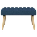 vidaXL Csatorna-parnás pad Kék 80 x 40 x 46 cm Szövet