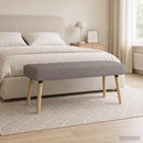 vidaXL Csatorna-parnás pad Tópszínű 110 x 40 x 46 cm Szövet