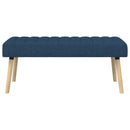 vidaXL Csatorna-parnás pad Kék 110 x 40 x 46 cm Szövet