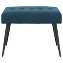 vidaXL Gombos varrású pad Kék 60 x 40 x 45 cm Bársony