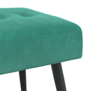 vidaXL Gombos varrású pad Türkiz 60 x 40 x 45 cm Bársony
