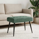 vidaXL Gombos varrású pad Tengeri Zöld 60 x 40 x 45 cm Bársony