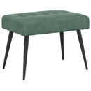 vidaXL Gombos varrású pad Tengeri Zöld 60 x 40 x 45 cm Bársony