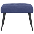 vidaXL Gombos varrású pad Rendőrségi kék 60 x 40 x 45 cm Bársony