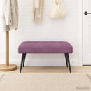vidaXL Gombos varrású pad Lila 80 x 40 x 46 cm Bársony