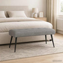 vidaXL Gombos varrású pad Világosszürke 110 x 40 x 46 cm Bársony