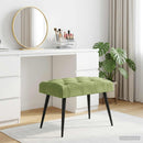 vidaXL Gombos varrású pad Világos zöld 60 x 40 x 45 cm Bársony