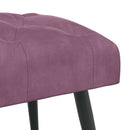 vidaXL Gombos varrású pad Lila 60 x 40 x 45 cm Bársony