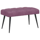 vidaXL Gombos varrású pad Lila 80 x 40 x 46 cm Bársony