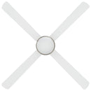 vidaXL Fényventilátor távirányítóval Ø 130 cm Fehér