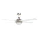 vidaXL Fényventilátor távirányítóval Ø 130 cm Fehér
