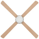 vidaXL Fényventilátor távirányítóval Ø 130 cm Sonoma