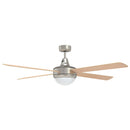 vidaXL Fényventilátor távirányítóval Ø 130 cm Sonoma