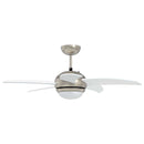 vidaXL Fényventilátor távirányítóval Ø 110 cm Fehér