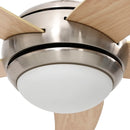 vidaXL Mennyezeti ventilátor lámpával Ø 130 cm Sonoma