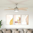 vidaXL Mennyezeti ventilátor lámpával Ø 130 cm Sonoma