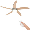 vidaXL Mennyezeti ventilátor lámpával Ø 130 cm Sonoma