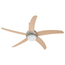 vidaXL Mennyezeti ventilátor lámpával Ø 130 cm Sonoma