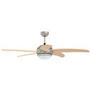 vidaXL Mennyezeti ventilátor lámpával Ø 130 cm Sonoma