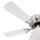 vidaXL Mennyezeti ventilátor lámpával Ø 82 cm Fehér