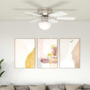 vidaXL Mennyezeti ventilátor lámpával Ø 82 cm Fehér