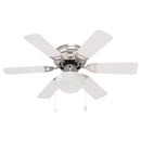 vidaXL Mennyezeti ventilátor lámpával Ø 82 cm Fehér