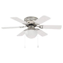 vidaXL Mennyezeti ventilátor lámpával Ø 82 cm Fehér