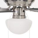vidaXL Mennyezeti ventilátor lámpával Ø 82 cm Fekete