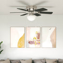 vidaXL Mennyezeti ventilátor lámpával Ø 82 cm Fekete