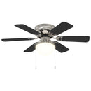 vidaXL Mennyezeti ventilátor lámpával Ø 82 cm Fekete