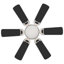 vidaXL Mennyezeti ventilátor lámpával Ø 82 cm Fekete