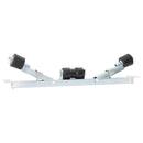 vidaXL Csónak Trailer Alsó Támogatás 90,5 x 12 x 32 cm Ezüst