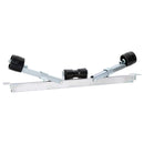 vidaXL Csónak Trailer Alsó Támogatás 90,5 x 12 x 32 cm Ezüst