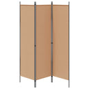 vidaXL Szobaelválasztó Bézs 150 x 180 cm Szövet