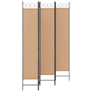 vidaXL 5-paneles szoba elválasztó Bézs 200 x 220 cm Szövet