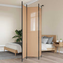 vidaXL 3-panelos válaszfal Bézs 150 x 220 cm Szövet
