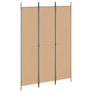 vidaXL 3-panelos válaszfal Bézs 150 x 220 cm Szövet