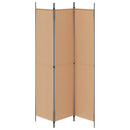 vidaXL 3-panelos válaszfal Bézs 150 x 220 cm Szövet