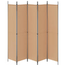 vidaXL 5-paneles szoba elválasztó Bézs 250 x 220 cm Szövet
