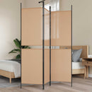 vidaXL 3-panelos válaszfal Bézs 150 x 180 cm Szövet
