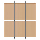 vidaXL 3-panelos válaszfal Bézs 150 x 180 cm Szövet