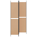 vidaXL 3 paneles szobai elválasztó Bézs 150 x 220 cm Szövet