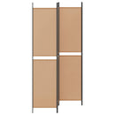 vidaXL 4 paneles szobafal Bézs 200 x 220 cm Szövet