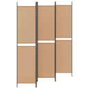 vidaXL 5-panelos szoba leválasztó Bézs 250 x 220 cm Szövet
