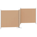 vidaXL 4-paneles szoba elválasztó Bézs 525 x 180 cm Szövet